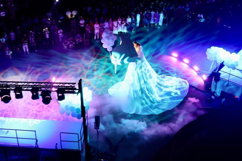 Lighting design for 'Fira Juliol 2025'